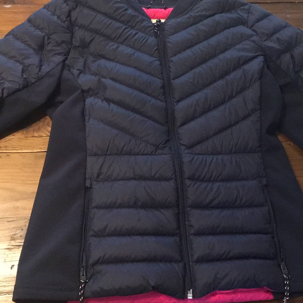 Navy blue winter jacket